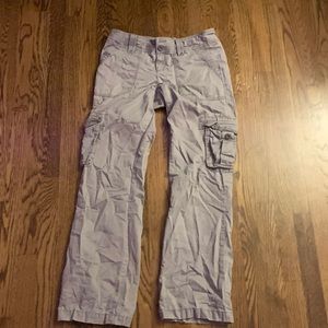 grey cargo pants